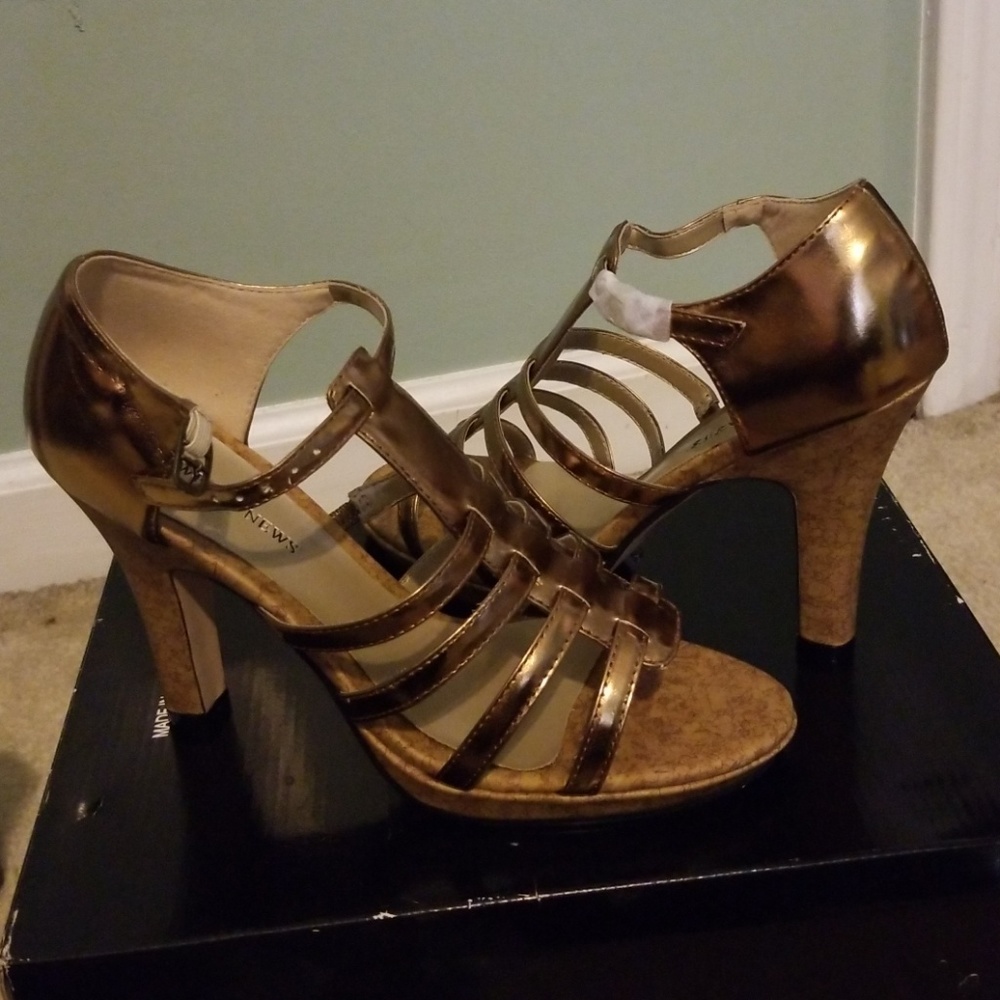Women's Cork High Heel Sandal